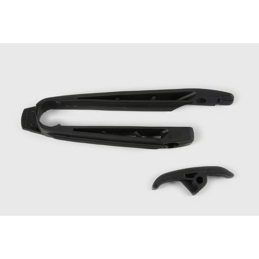 UFO Plast Slitta scorricatena forcellone KTM 125 EXC 2008-2011 Nero