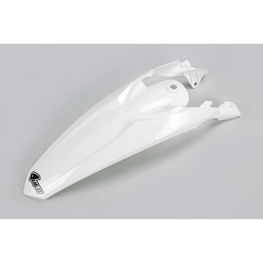 UFO Plast Parafango posteriore KTM 125 SX 2011-2015 Bianco