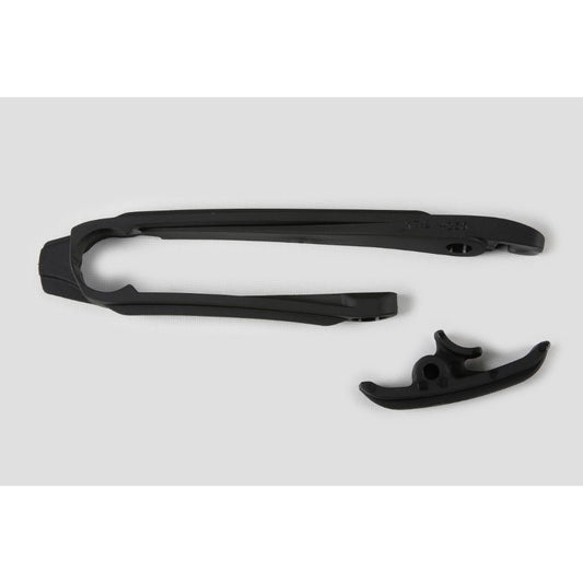 UFO Plast Slitta scorricatena forcellone KTM 125 EXC 2012-2016 Nero