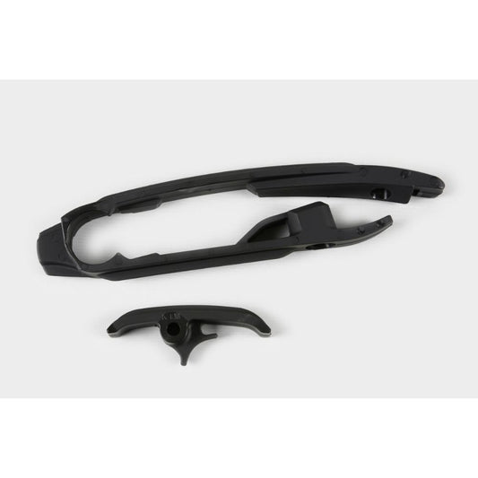UFO Plast Slitta scorricatena forcellone KTM 125 SX 2016-2022 Nero
