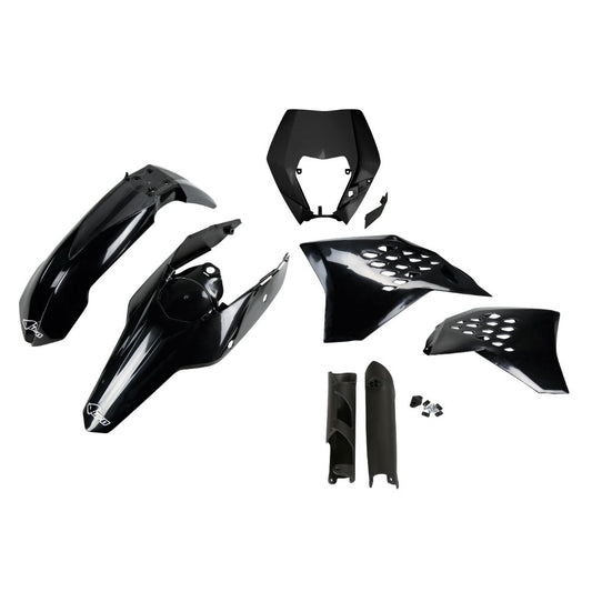 UFO Plast Kit plastiche completi KTM 125 EXC 2009-2011 Nero