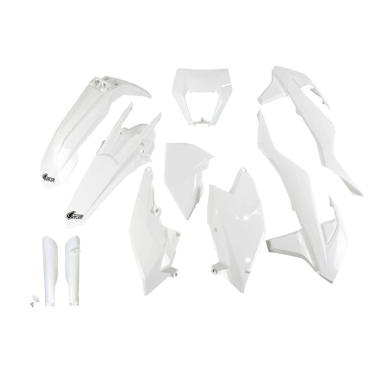 UFO Plast Kit plastiche completi KTM 125 XC-W 2017-2019 Bianco