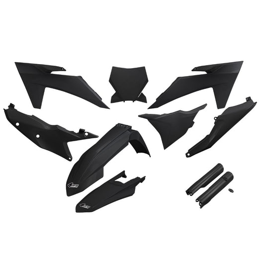 UFO Plast Kit plastiche completi KTM 125 SX 2023-2024 Nero