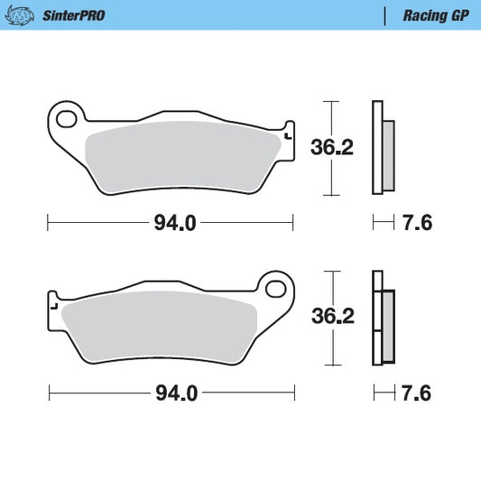 Moto Master Pastiglie freno Ducati DESMO 450 MX 2025-2025