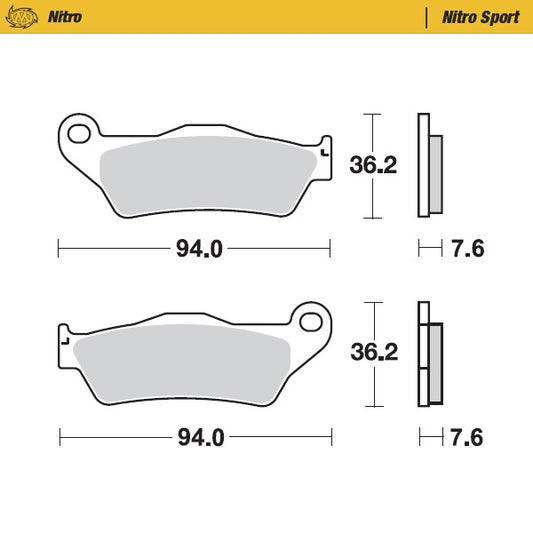 Moto Master Pastiglie freno Ducati DESMO 450 MX 2025-2025