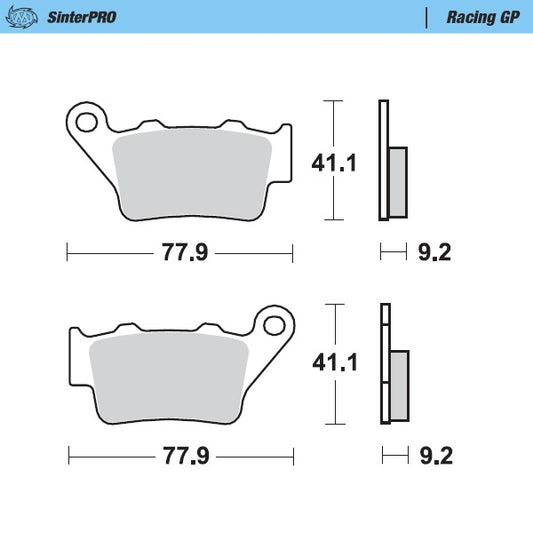 Moto Master Pastiglie freno GasGas 125 EC 1997-1999