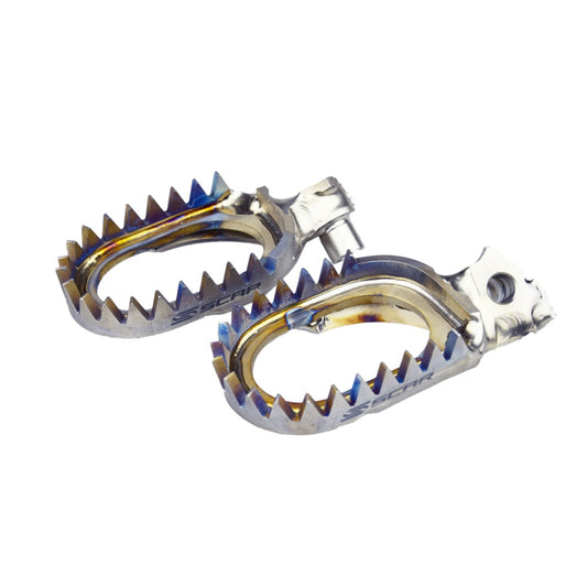 Scar Racing Pedane maggiorate in titanio Fantic 125 XE 2021-2025