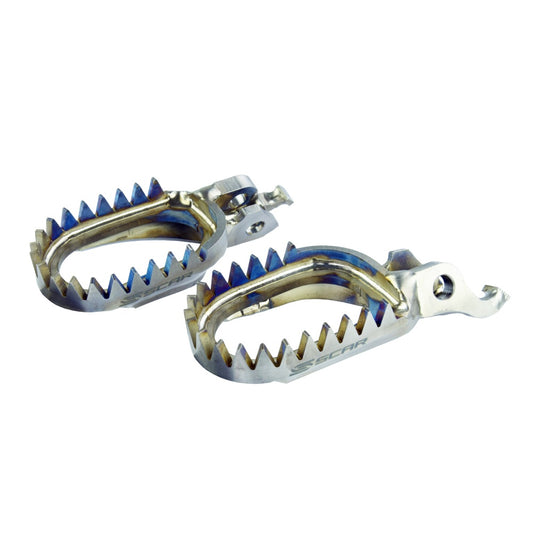 Scar Racing Pedane maggiorate in titanio TRIUMPH TF 450 RC 2025-2025