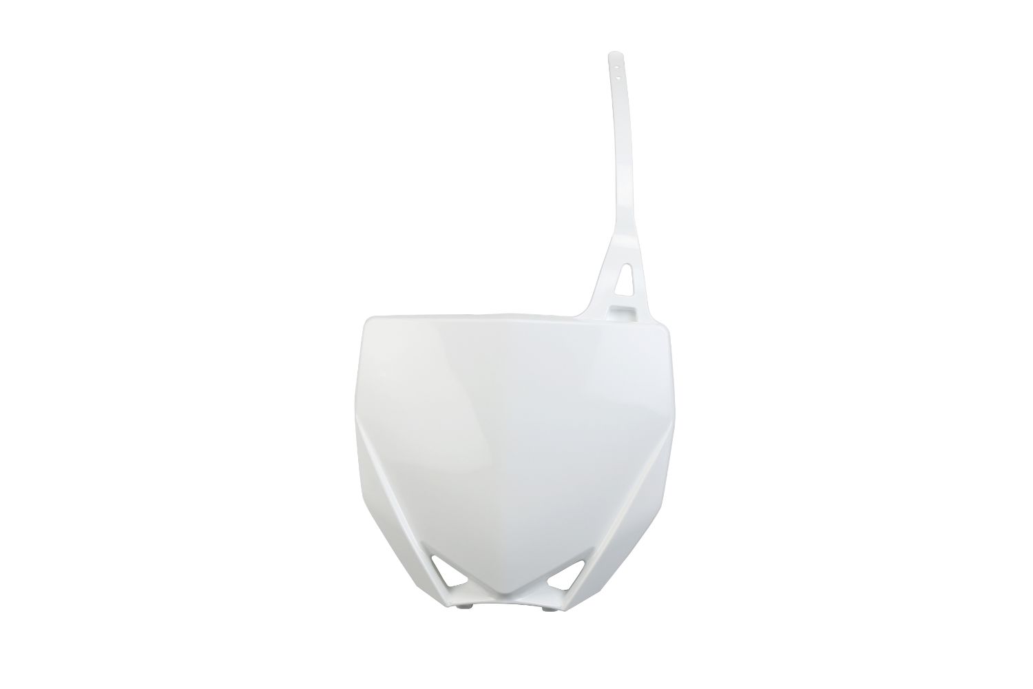 UFO Plast Tabella portanumero Yamaha YZ 85 2015-2026 anteriore Bianco