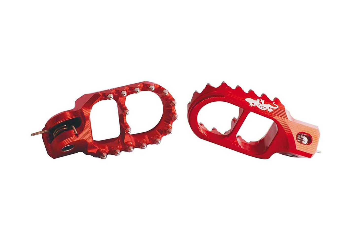 Pedane Racetech POGGIAPIEDI 3D GASGAS EC 125/200/250/300/450/MC 2001-2015 Pedane ROSSO