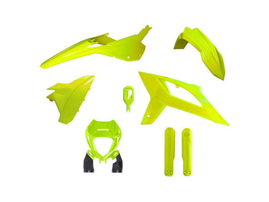 Kit Plastiche Racetech BETA RR 125/200/250/300/350/390/430/480 CON PARASTELI 2020-2022 Kit GIALLO NEON