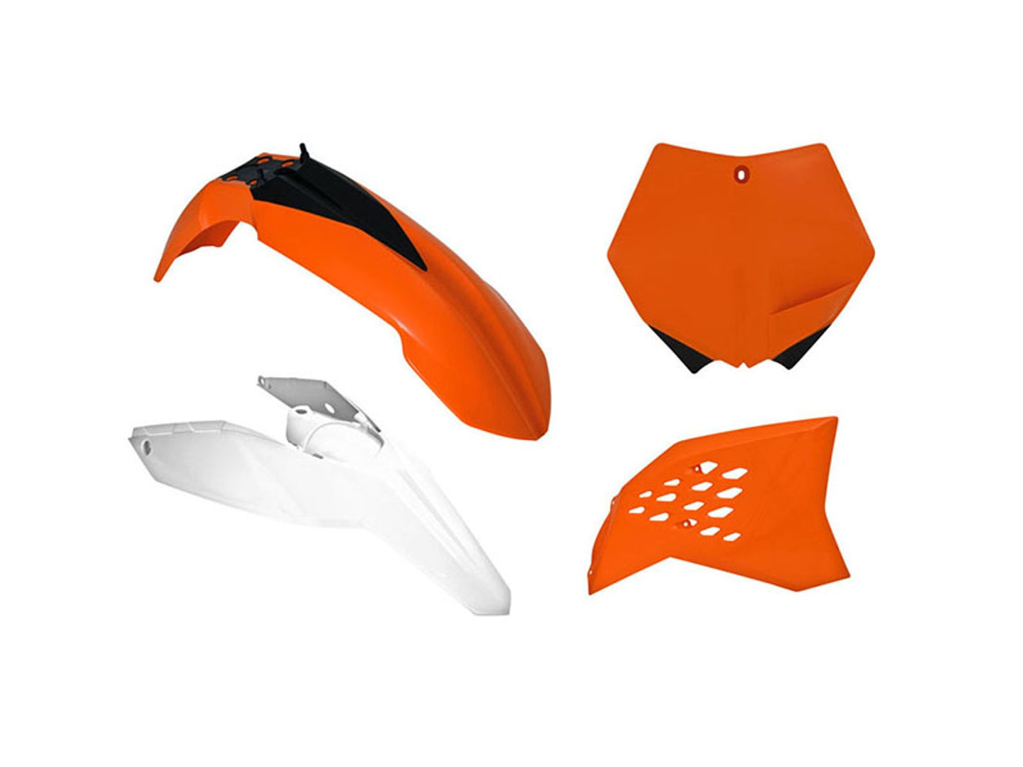 Kit Plastiche Racetech KTM 125/250/450/505 SENZA PARASTELI 2007-2010 Kit Completo Enduro