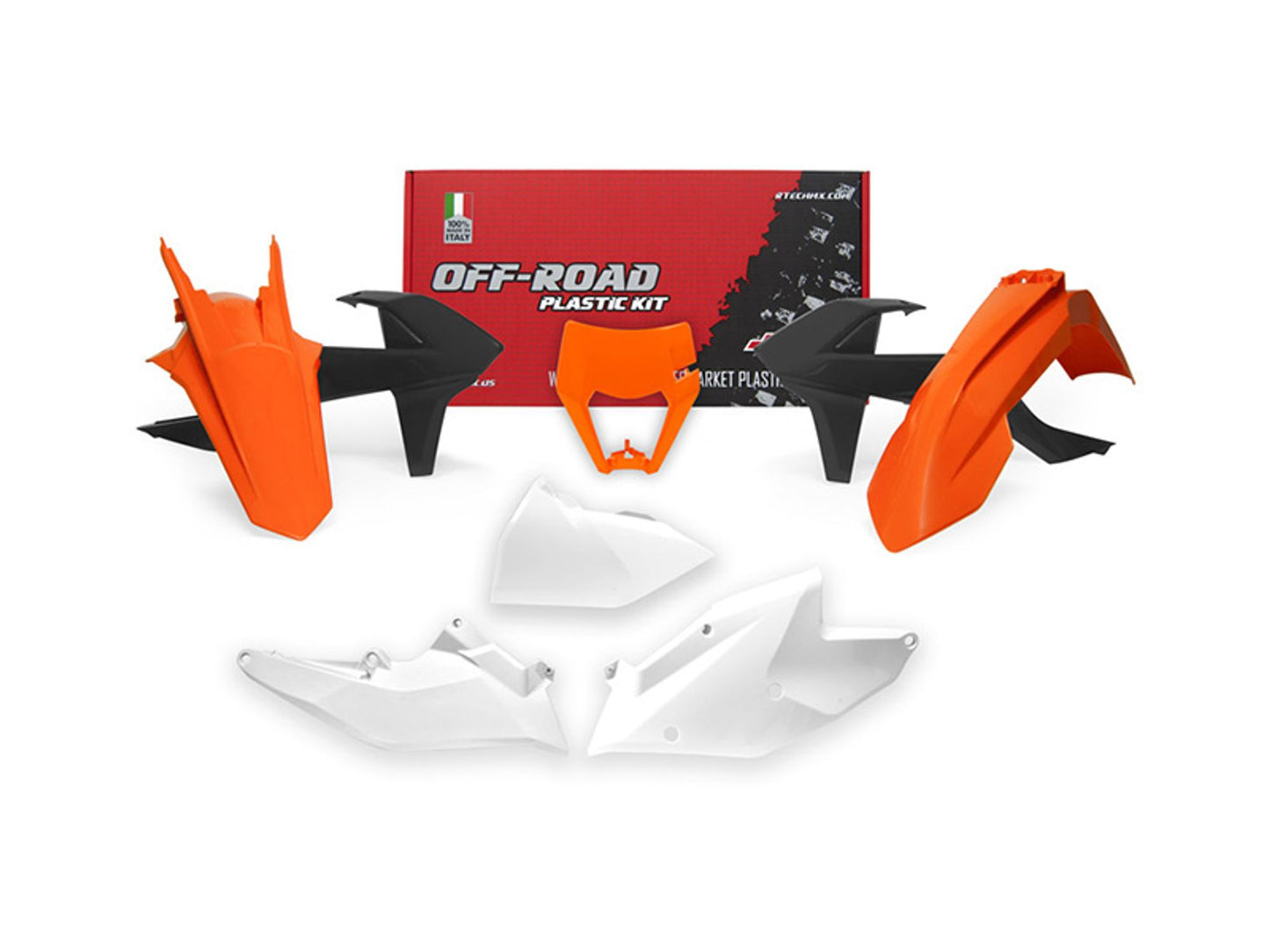 Kit Plastiche Racetech KTM 250/300/350/450/500 SENZA PARASTELI 2017-2019 Kit Completo Enduro