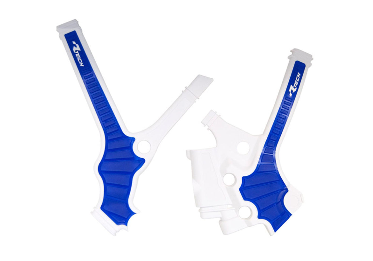 Racetech PROTEZIONE TELAIO BI-MATERIALE YAMAHA YZ 85 2022-2026 BIANCO - BLU YAMAHA