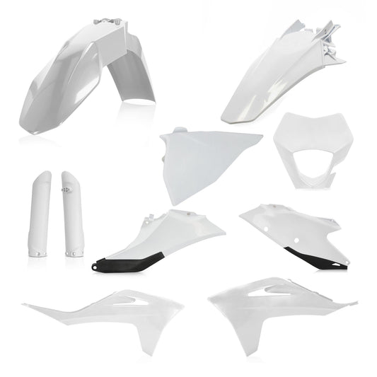 KIT PLASTICHE COMPLETO GASGAS EC/ECF21 ACERBIS BIANCO/NERO