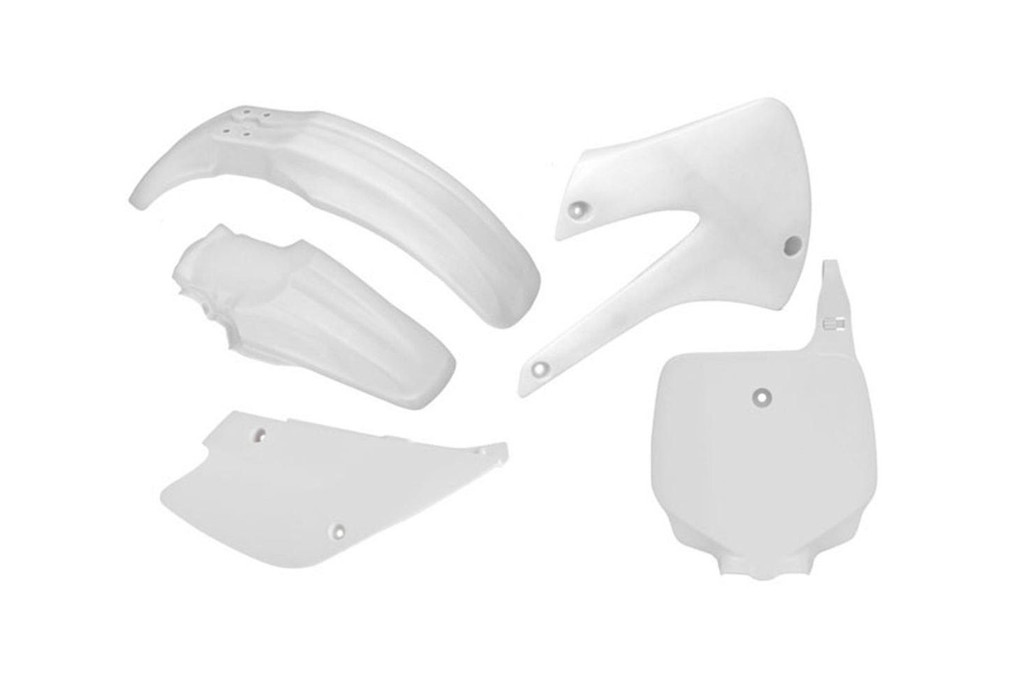 Kit Plastiche Racetech KAWASAKI KX 85/100 1998-2013 Kit BIANCO