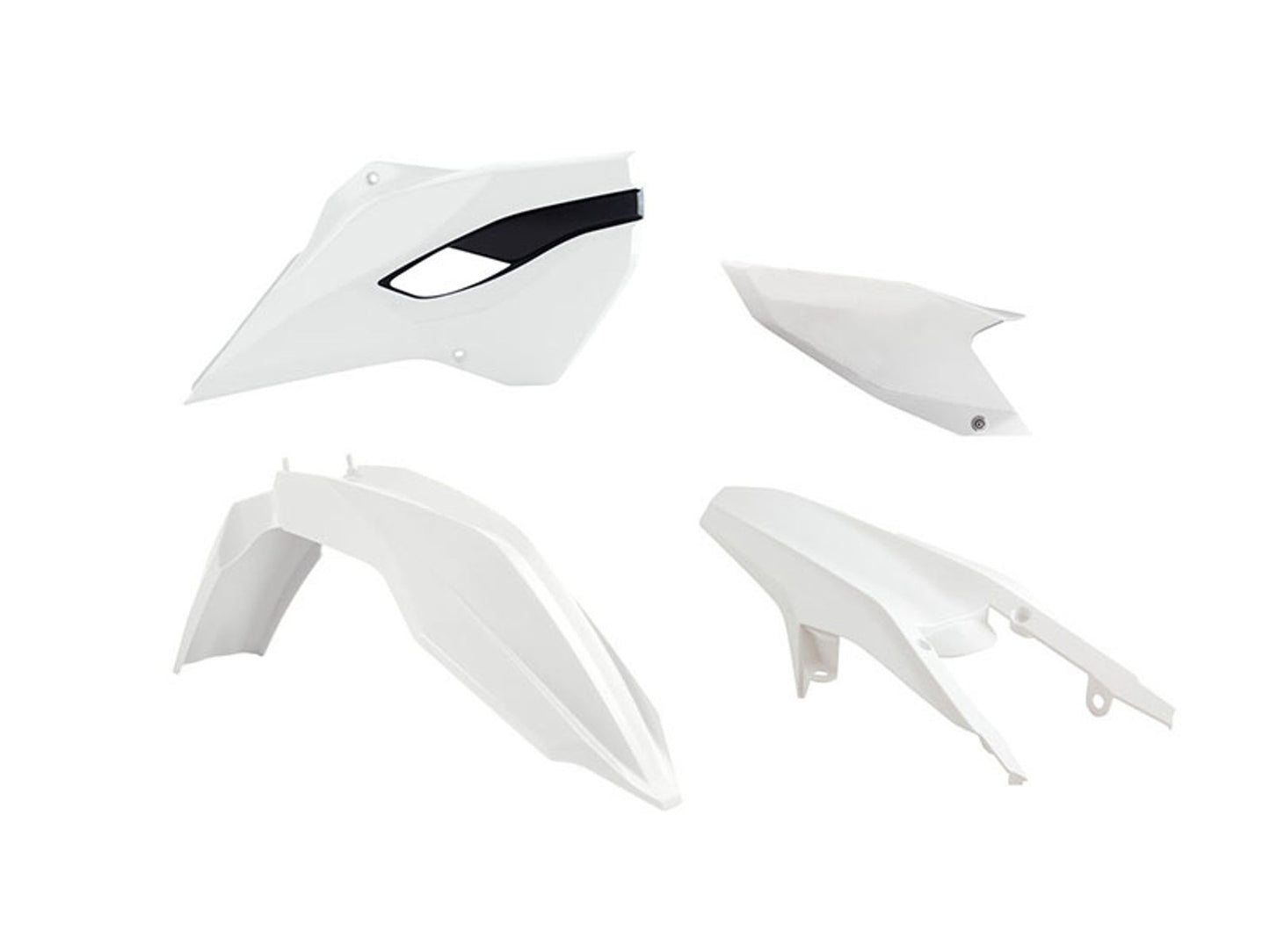 Kit Plastiche Racetech HUSABERG 125/250 SENZA TABELLA ANTERIORE 2013-2014 Kit BIANCO