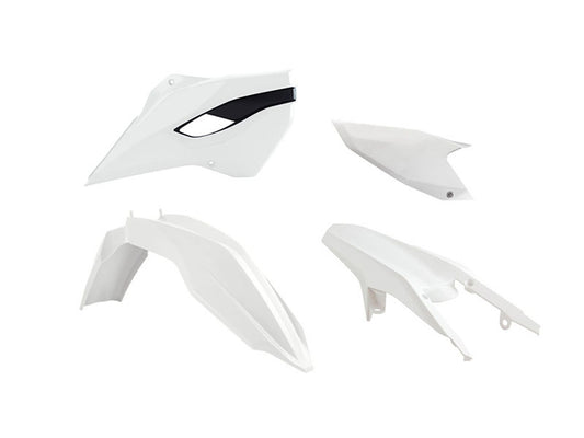 Kit Plastiche Racetech HUSABERG 125/250 SENZA TABELLA ANTERIORE 2013-2014 Kit BIANCO