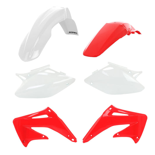 KIT PLASTICHE HONDA CRF 450R 04 ACERBIS BIANCO/ROSSO