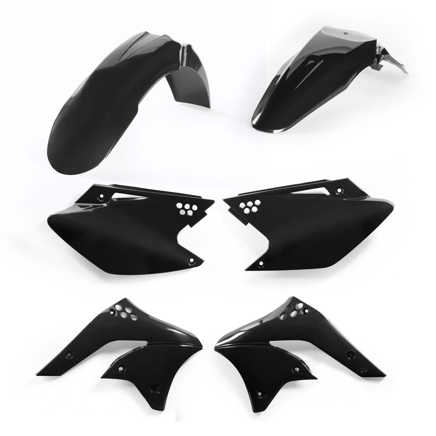 KIT PLASTICHE KAWASAKI KXF 250 06-08 ACERBIS NERO
