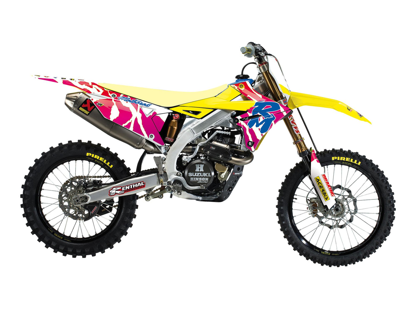 Kit Adesivi Retrò Blackbird Suzuki RM-Z 250 2019-2026