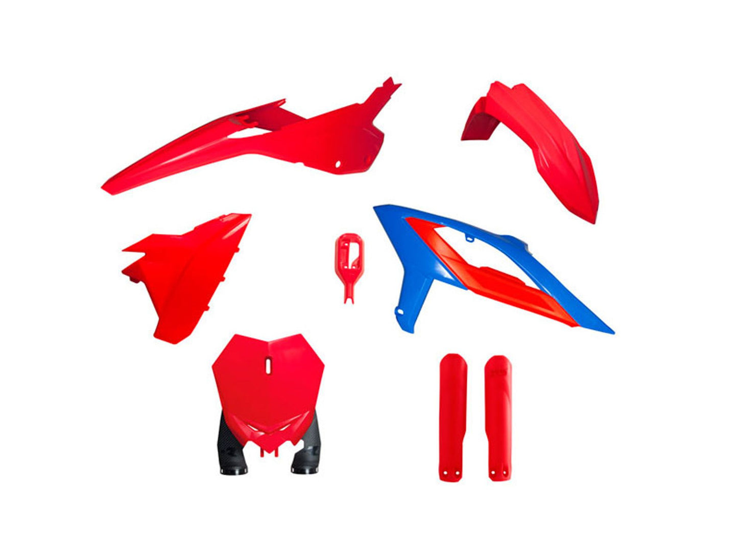 Kit Plastiche Racetech BETA RR CON PARASTELI 2021-2024 Kit ROSSO BETA-BLU BETA