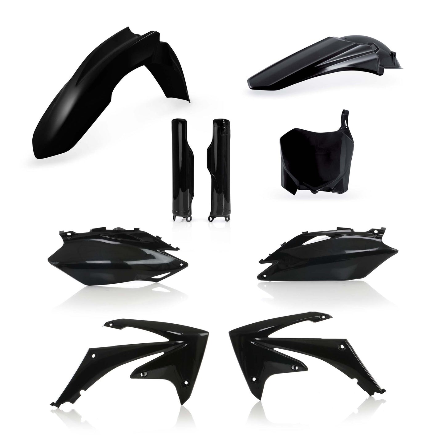 KIT COMPLETO PLASTICHE CRF 250 R 10 CRF 450 9.10 ACERBIS NERO