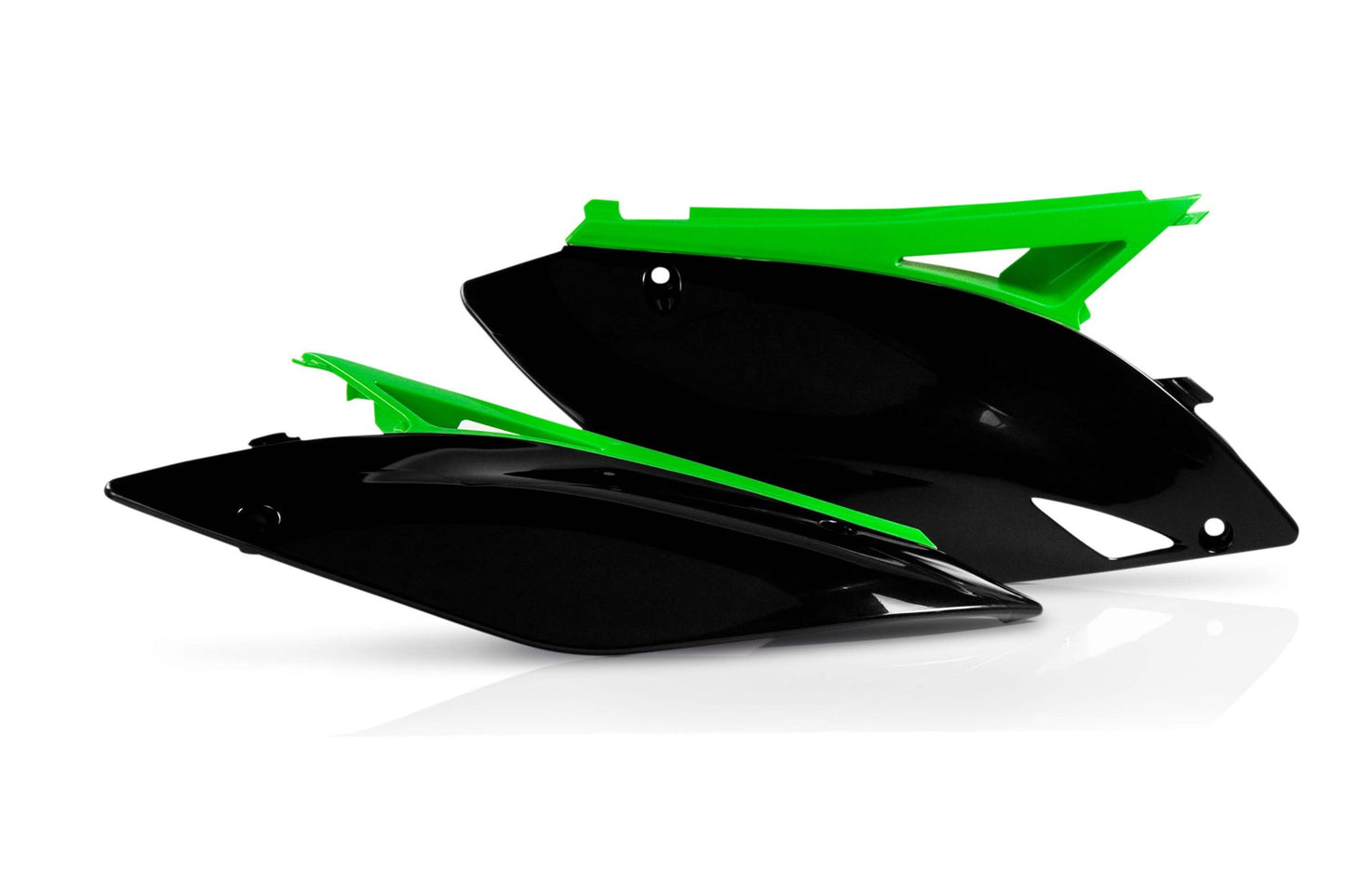 LAT.POR.NUM.KAWASAKI ACERBIS NERO/VERDE
