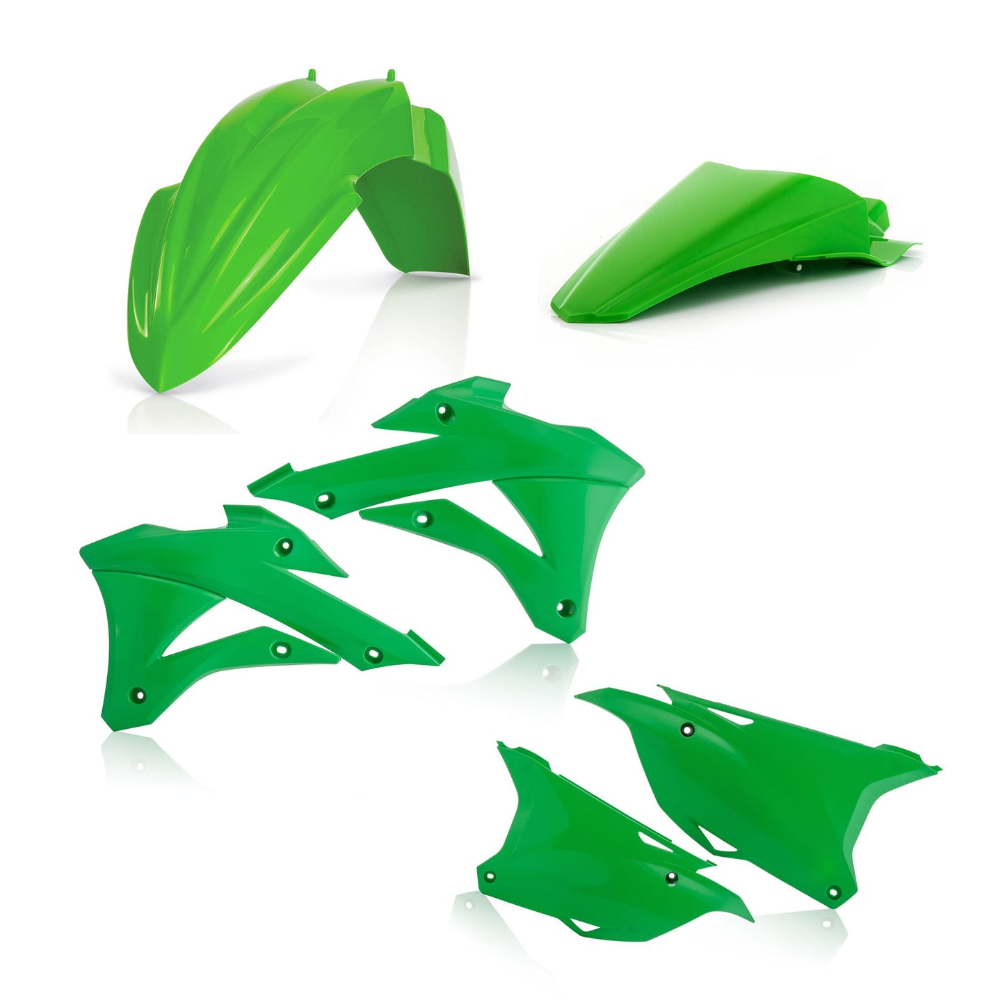 KIT PLASTICHE KAWASAKI KX 85/100 2014 ACERBIS VERDE