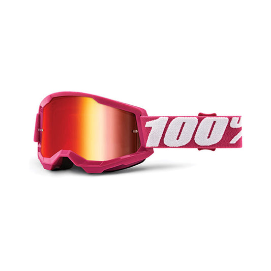 MASCHERA 100% STRATA 2 FLETCHER - LENTE A SPECCHIO ROSSA