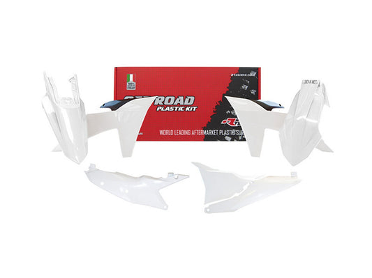 Kit Plastiche Racetech KTM 125/250/300/350/450/500 SENZA MASCHERINA FARO 2024-2025 Kit BIANCO
