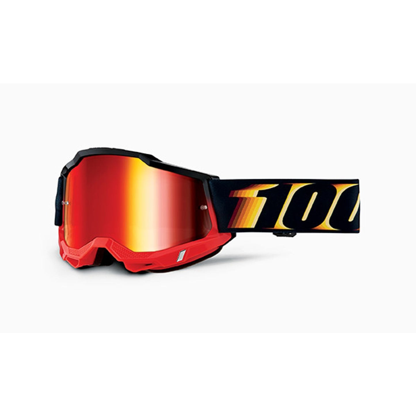 MASCHERA 100% ACCURI 2 STAMINO 2 - LENTE A SPECCHIO ROSSA