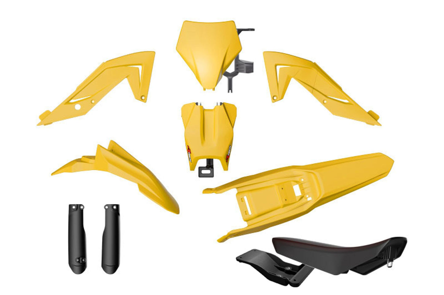 Kit Plastiche Racetech TALARIA STING REVOLUTION 2023-2026 Kit GIALLO SUZUKI