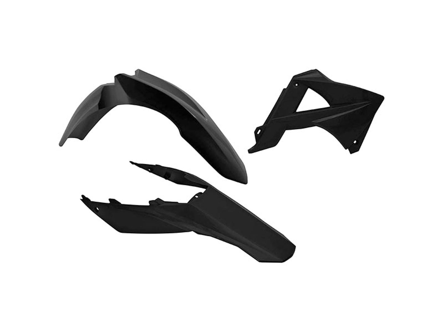 Kit Plastiche Racetech GASGAS EC 125/200/250/300 SENZA TABELLA ANTERIORE Kit NERO