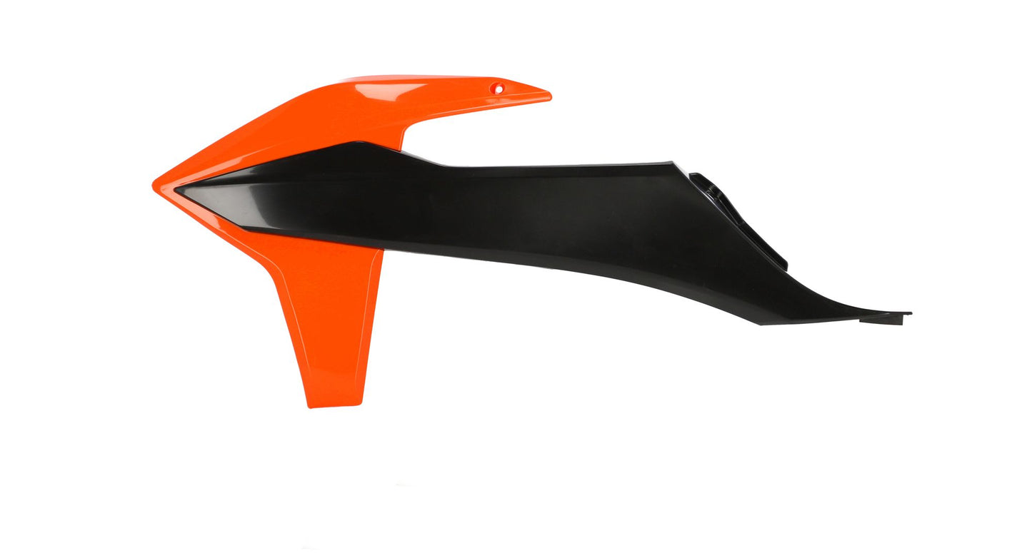 SPOILER RADIATORE KTM SX/SXF 19 ACERBIS NERO/ARANCIONE