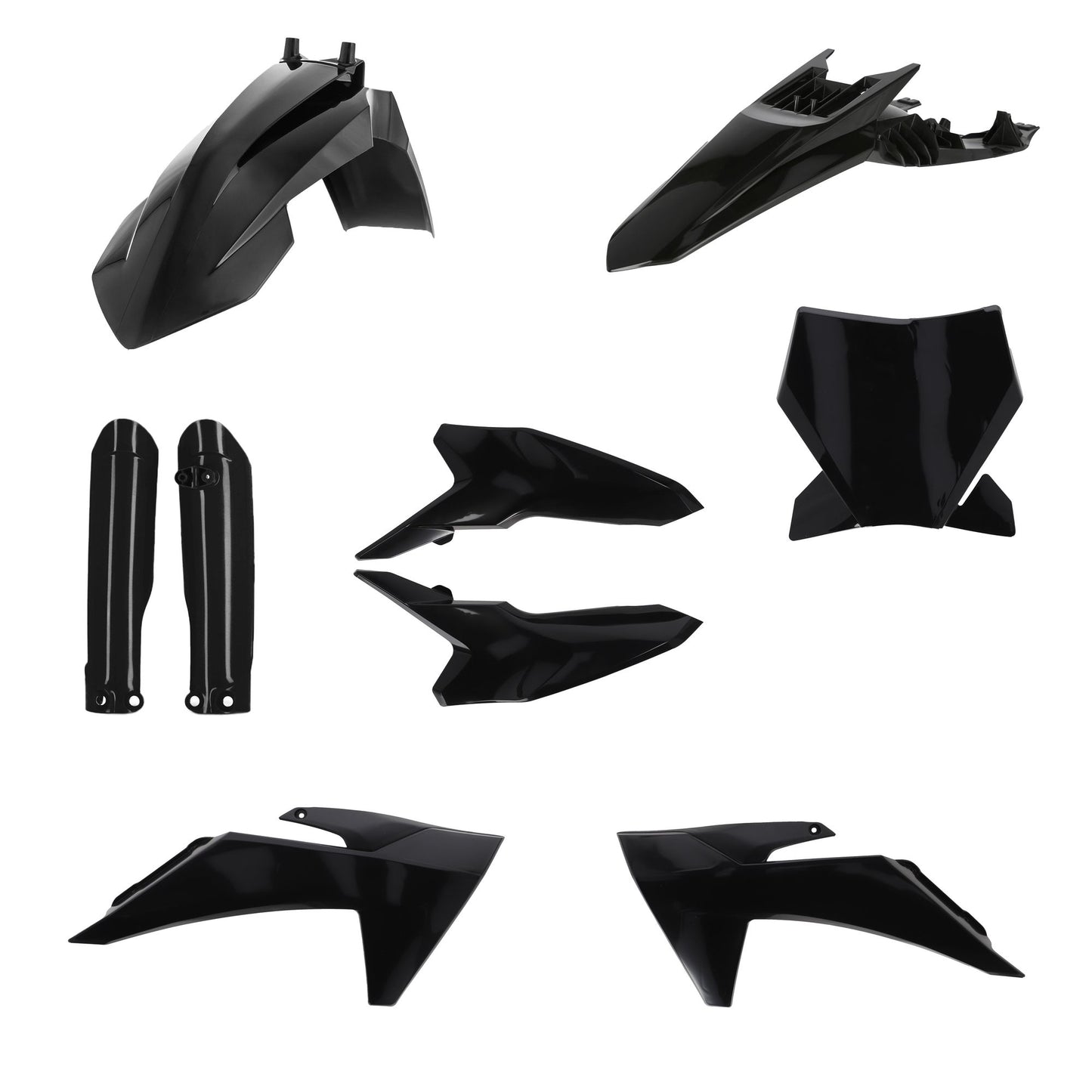 FULLKIT PLASTICHE COMPATIBILE PER K SX 65 24 ACERBIS NERO