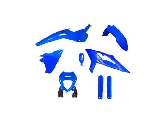 Kit Plastiche Racetech BETA RR 125/200/250/300/350/390/430/480 CON PARASTELI 2023-2024 Kit BLU BETA
