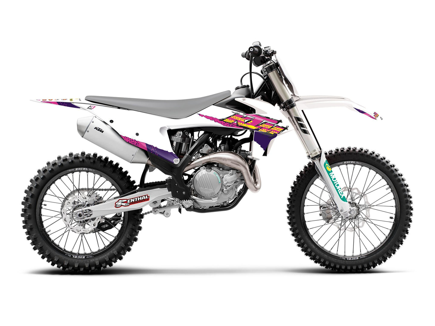 Kit Adesivi Retrò Blackbird Ktm SXF 250 2019-2022