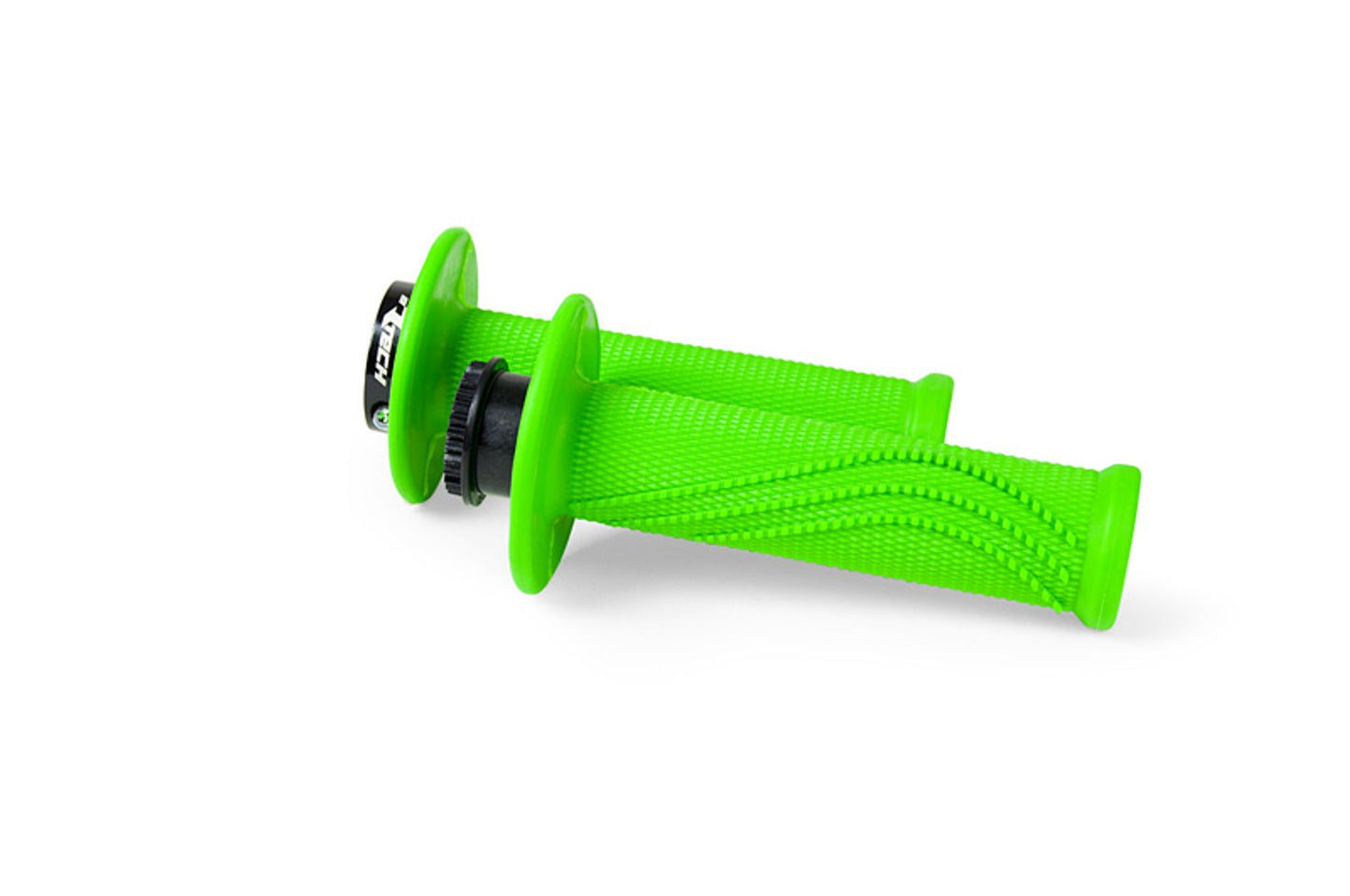 Racetech MANOPOLE R20 LOCK-ON UNIVERSALI - MODELLO WAVE VERDE NEON