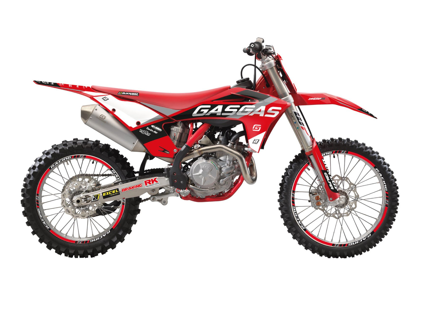 Kit Adesivi Dream 5 Blackbird Gas Gas EC 300 2021-2023