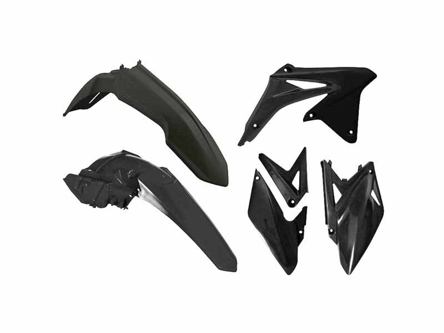 Kit Plastiche Racetech SUZUKI RM 450 SENZA TABELLA ANTERIORE 2010-2019 Kit NERO