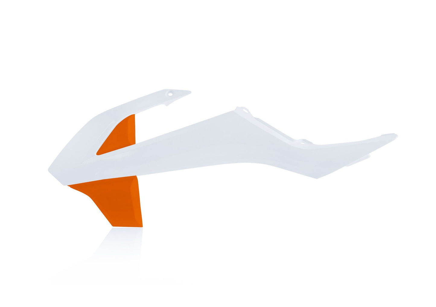 FIANCHETTI RADIATORE KTM SX 65 2016 ACERBIS BIANCO2/ARANCIONE