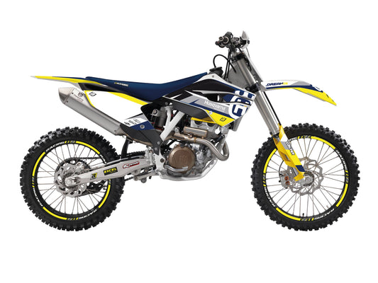 Kit Adesivi Dream 5 Blackbird Husqvarna FE 250 2014-2016