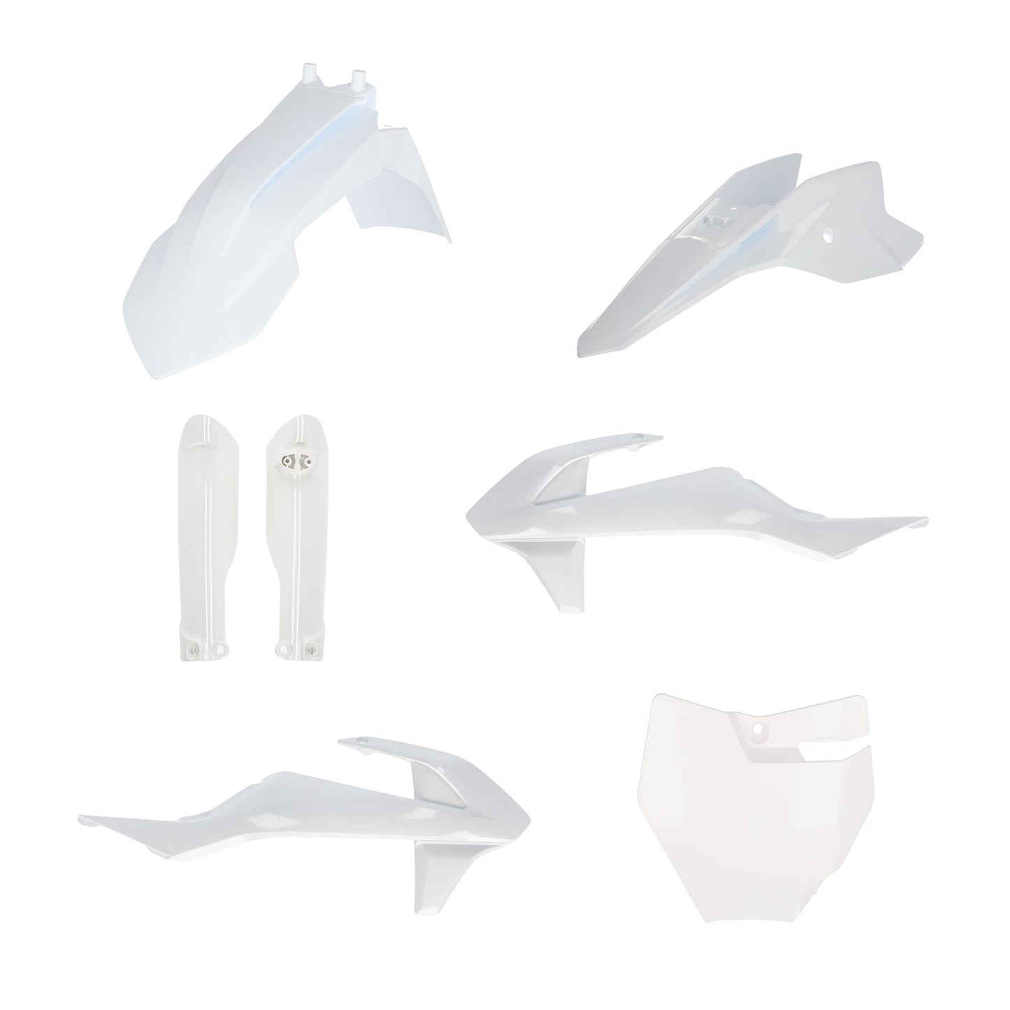KIT PLASTICHE COMPLETO SX 50 16 ACERBIS BIANCO