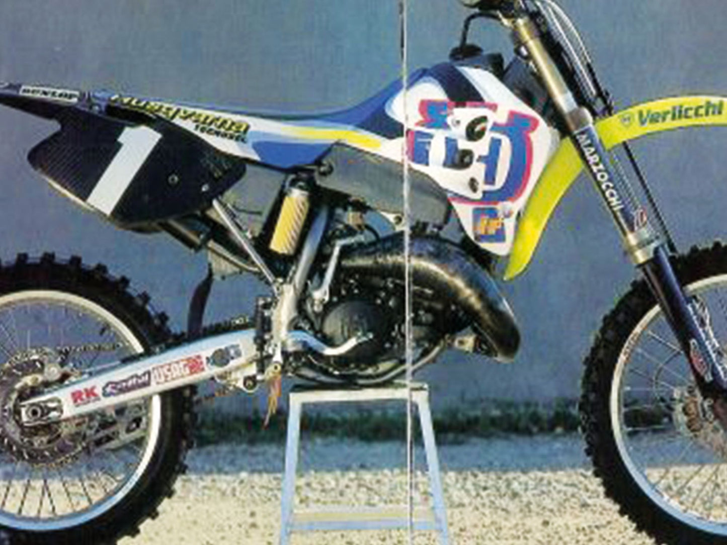 Kit Adesivi Replica Team Husqvarna Maddii 1998 Husqvarna WR 125 1998-1999