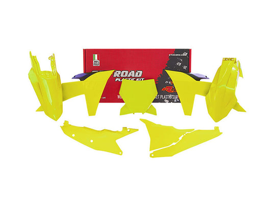 Kit Plastiche Racetech KTM 125/250/300/350/450 SENZA PARASTELI 2023-2024 Kit GIALLO NEON