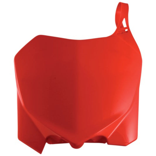 PLACCA PORTA NUMERO ANT. HONDA ACERBIS ROSSO