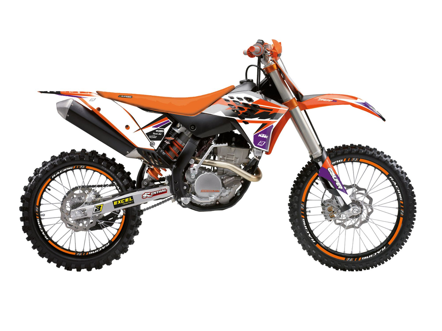 Kit Adesivi Dream 5 Blackbird Ktm SX 144 2007-2010