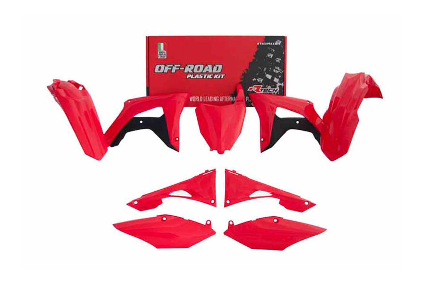 Kit Plastiche Racetech HONDA CRF 250/450 2019-2021 Kit ROSSO CRF-NERO