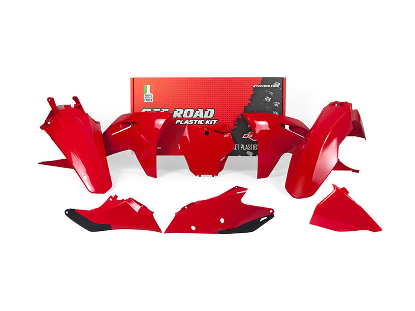 Kit Plastiche Racetech GASGAS MC 125/250/350/450 2021-2023 Kit ROSSO GASGAS - NERO